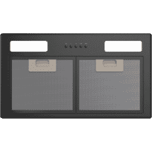 Haier 500 Series 60cm Integrated Insert Wall Rangehood, Black