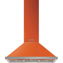 Smeg 90CM PORTIFINO R/HOOD LED LIGHTS ORANGE