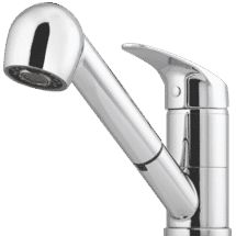 Oliveri London Pull Out Spray Mixer Chrome