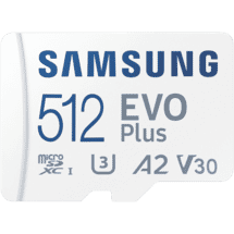 Samsung 512GB Micro SDXC EVO Plus Gen2 Memory Card