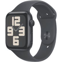 Apple Watch SE GPS 44mm Midnight Aluminium -  Midnight Sport Band - S/M