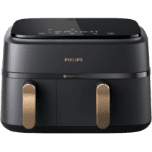Philips Series 3000 Dual Basket Airfryer XXL Black/Copper