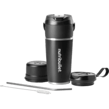 NUTRIBULLET Stainless Steel Flip Portable Blender Black