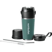 NUTRIBULLET Stainless Steel Flip Portable Blender Eucalyptus