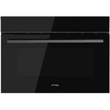 Omega 60cm 8 Function Built In Compact Combination Microwave Oven - Midnight