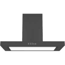 Omega 90cm Canopy Rangehood Matte Black
