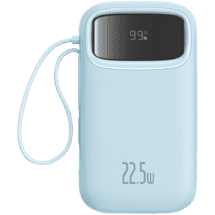 Baseus Dual-Cable Fast Charge Power Bank 10k 22.5W Galaxy Blue