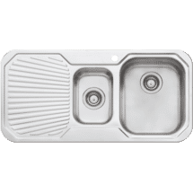 Oliveri 1 + 1/2 Bowl Inset Sink with Drainer