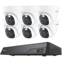 Reolink 12MP PoE NVR Security System with 6 Cameras and 2 TB