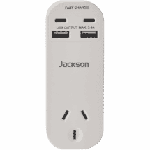 Jackson Dual USB-A & USB-C AC Charger