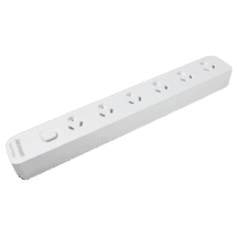 Jackson 6 Way Surge Protected Powerboard