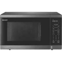 Sharp 1200W Inverter Microwave - Black Stainless Steel