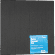Pacifica Black Rubber Appliance Mat