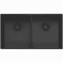 Oliveri Spectra Double Bowl Sink Black