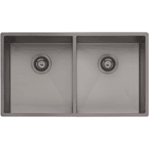 Oliveri Spectra Double Bowl Gunmetal Sink