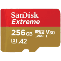 Sandisk Extreme Micro SDXC 256GB SD Memory Card