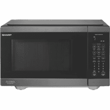 Sharp 26L 900W Flatbed Inverter Microwave Black Stainless Steel