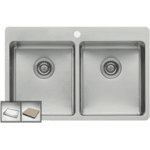 Oliveri Double Bowl Inset Sink