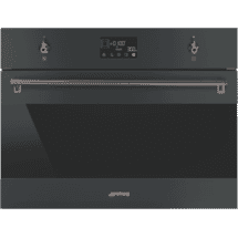 Smeg Compact Classic Speed Oven - Matte Black