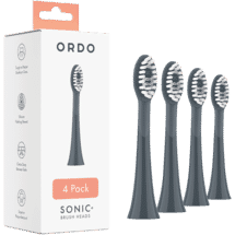 Ordo Sonic Brush Heads 4Pk Charcoal Grey/Stone