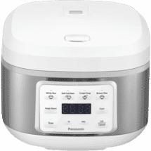 Panasonic 8 Cup Rice And Multi Cooker White/Silver