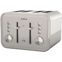 Sunbeam Simply Shine Toaster -  Cream 4 Slice
