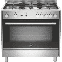 La Germania Futura 90cm Gas Upright Cooker Stainless Steel