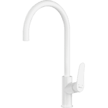 Oliveri Verona Goose Neck Mixer - White