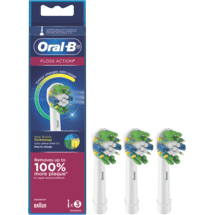 Oral B Floss Action Replacement Brush Head 3pk
