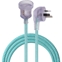 Crest Decord Braided Extension Lead 3m (Green)
